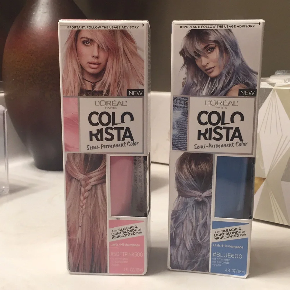 👨🏽‍🎤L’Oréal Colorista Blue Semi-Perm Dye